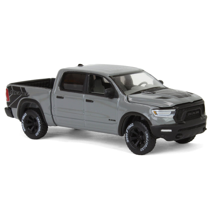 1/64 2023 Dodge Ram Rebel Lunar Edition, Gray, Auto World