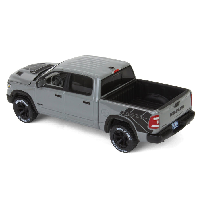 1/64 2023 Dodge Ram Rebel Lunar Edition, Gray, Auto World