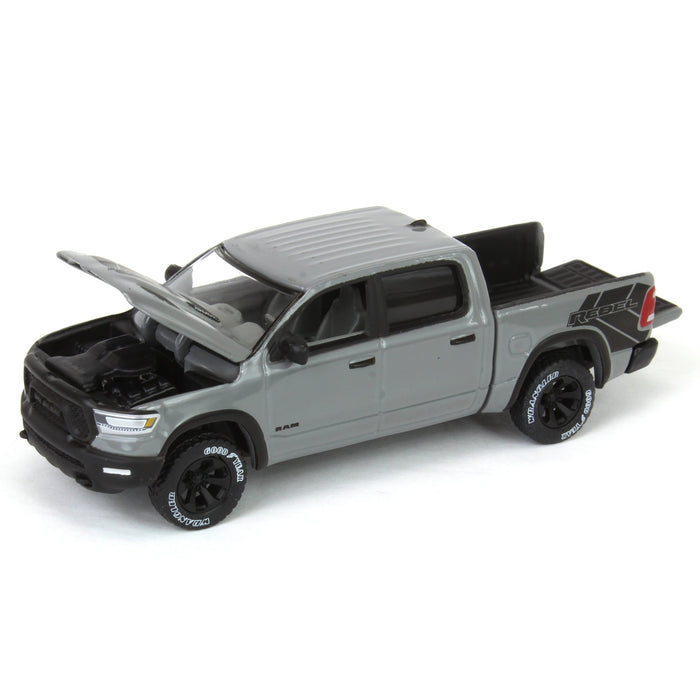 1/64 2023 Dodge Ram Rebel Lunar Edition, Gray, Auto World