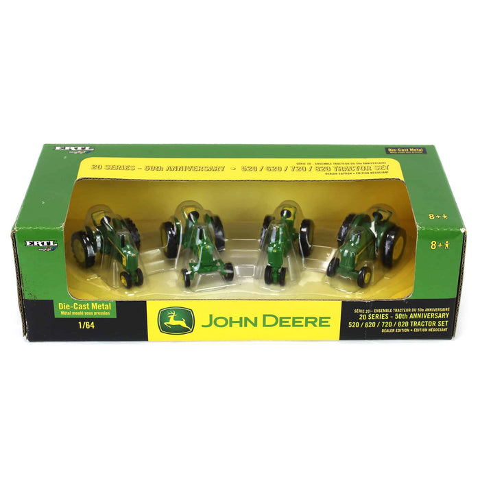 1/64 John Deere Dealer Edition 520, 620, 720 & 820 Tractor Set