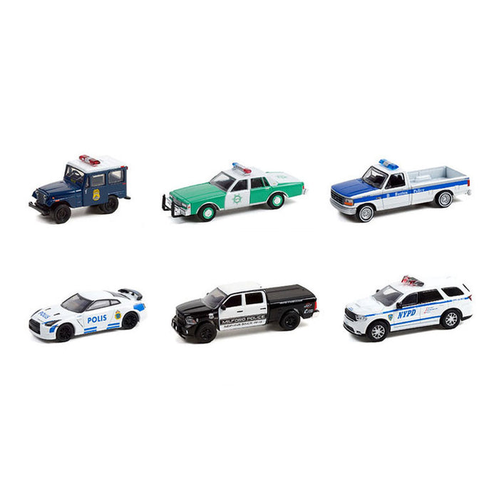 6 Vehicle Sealed Set ~ 1/64 Hot Pursuit Series 40 by Greenlight Collectibles