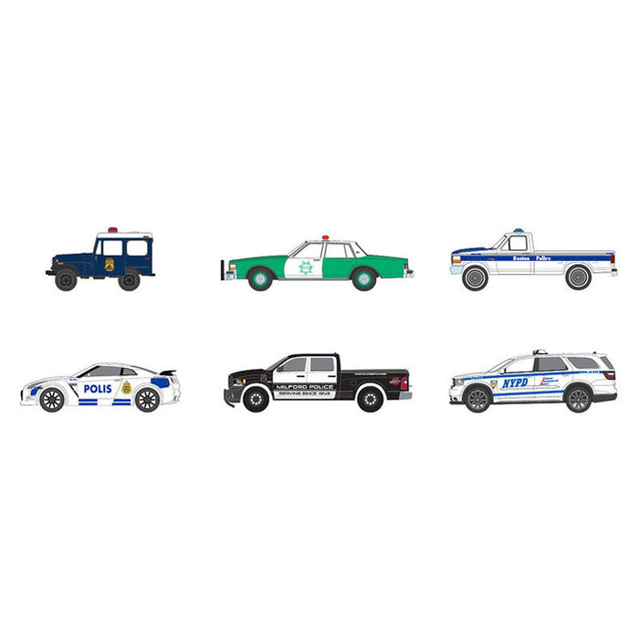 6 Vehicle Sealed Set ~ 1/64 Hot Pursuit Series 40 by Greenlight Collectibles