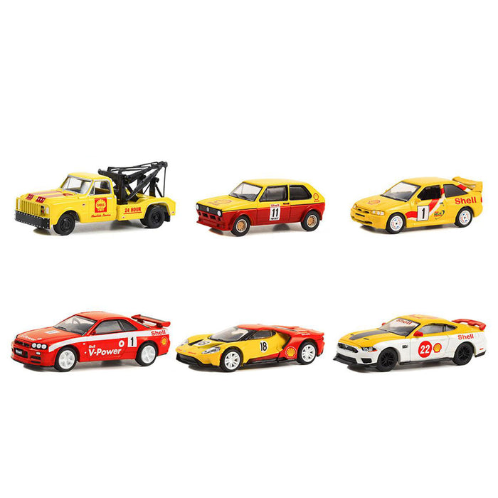 1/64 Shell Oil Series 1, Six Vehicle Sealed Set, Greenlight Collectibles