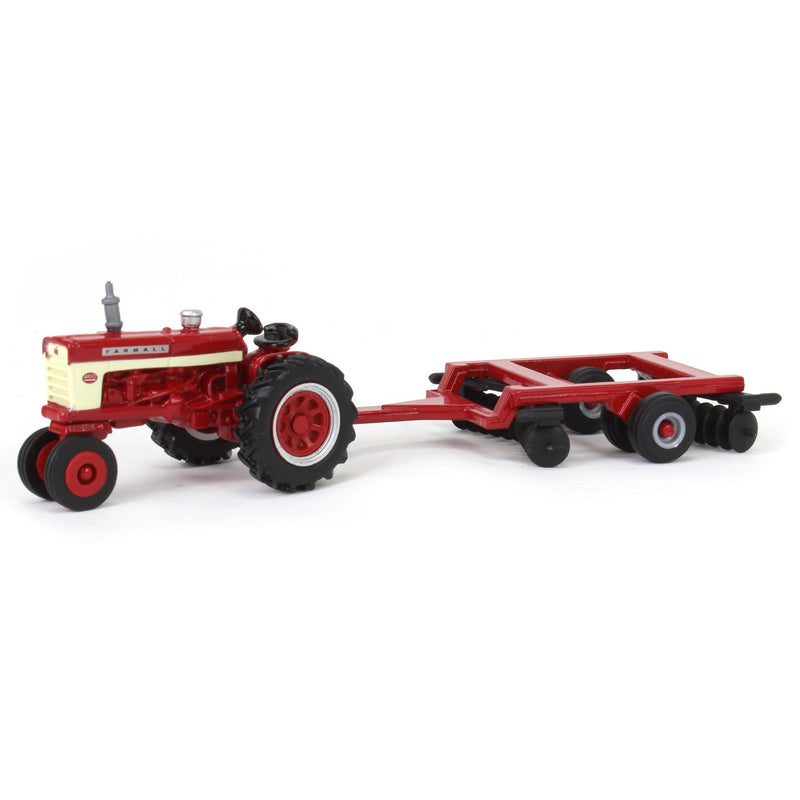 1/64 IH Farmall 460 Tractor with Narrow Front & Disk by ERTL