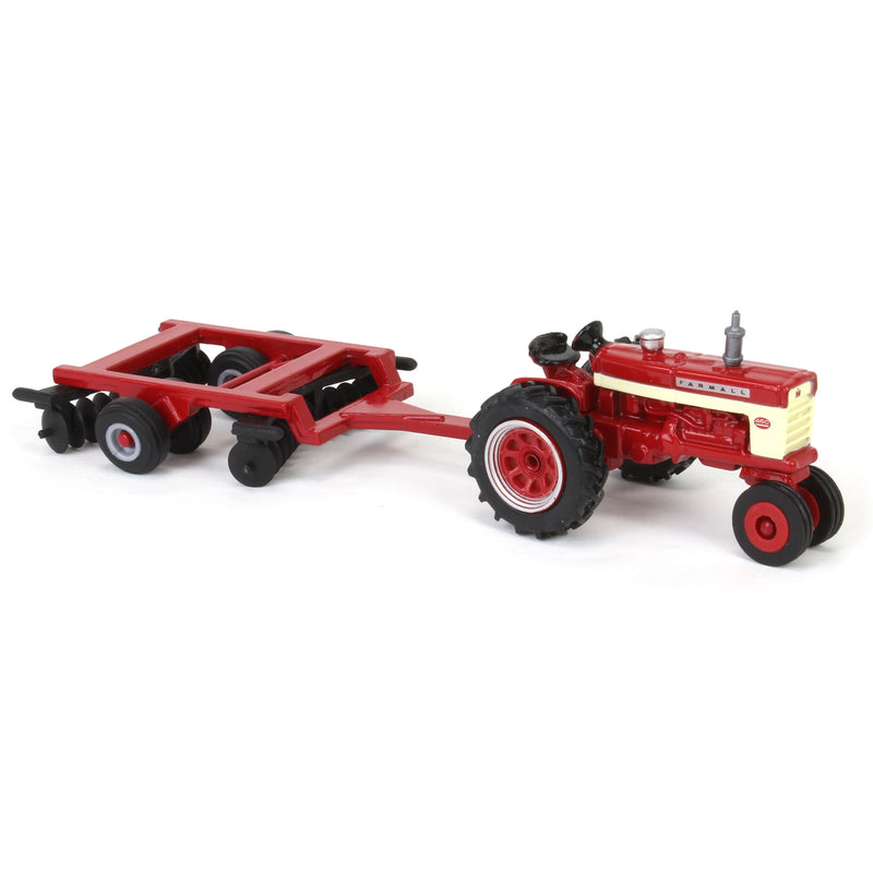 1/64 IH Farmall 460 Tractor with Narrow Front & Disk by ERTL