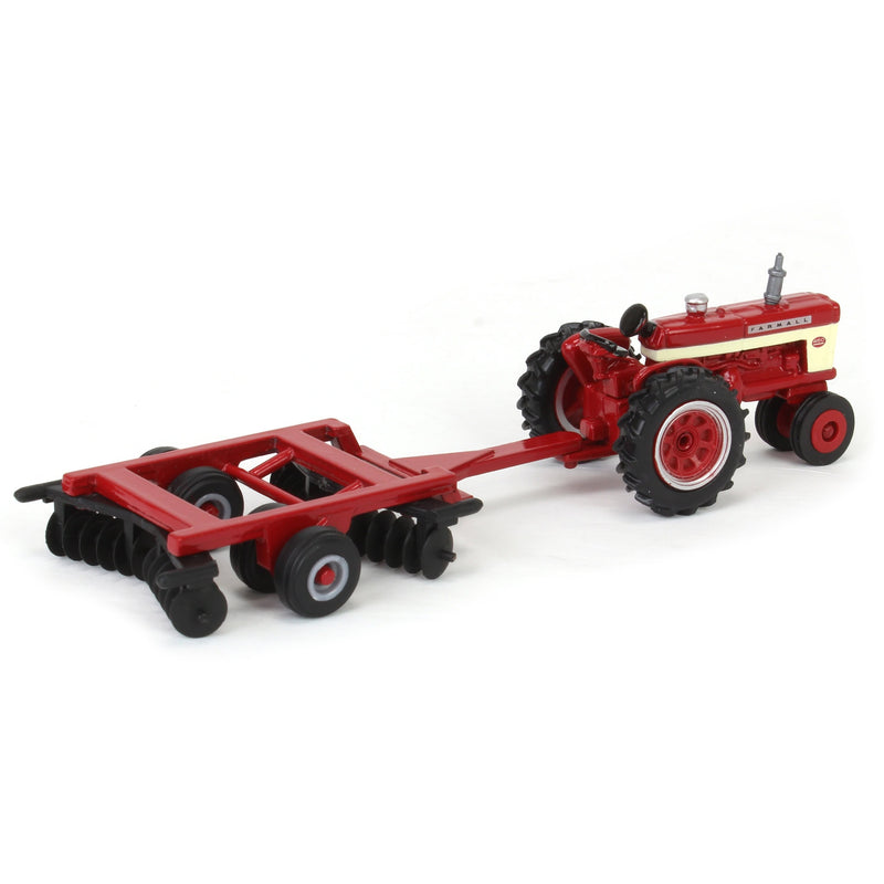 1/64 IH Farmall 460 Tractor with Narrow Front & Disk by ERTL