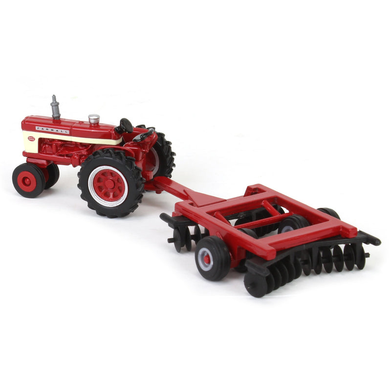 1/64 IH Farmall 460 Tractor with Narrow Front & Disk by ERTL