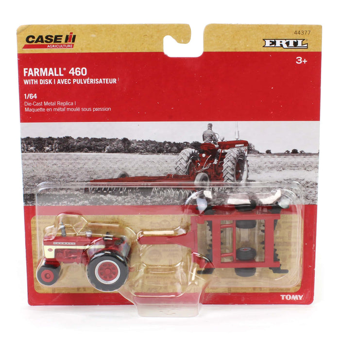 1/64 Farmall 460 Tractor with Disk by ERTL