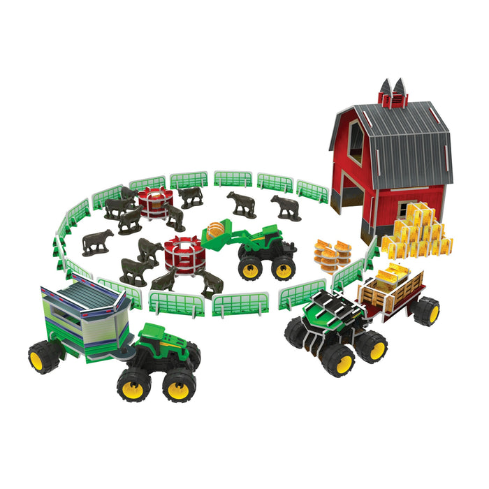 John Deere Buildable Farm Toy Play Set with 203 Pieces