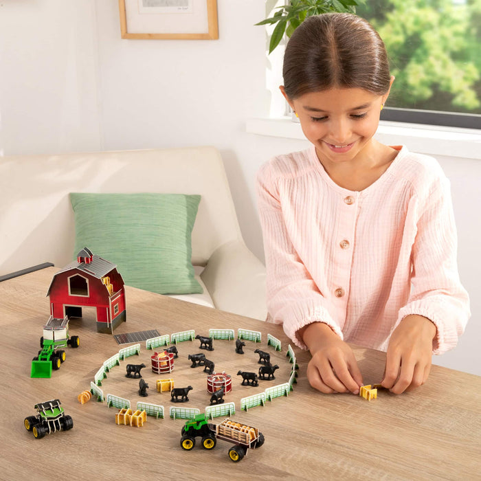 John Deere Buildable Farm Toy Play Set with 203 Pieces