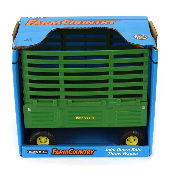 1/16 John Deere Bale Wagon - Blue Box