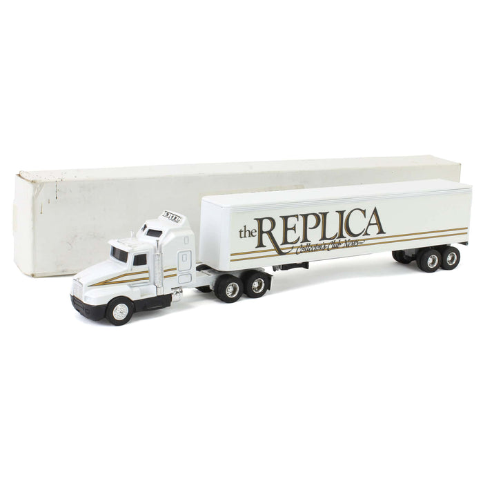 1/64 Kenworth T600A Cab with The Replica Collector's Club News Box Trailer