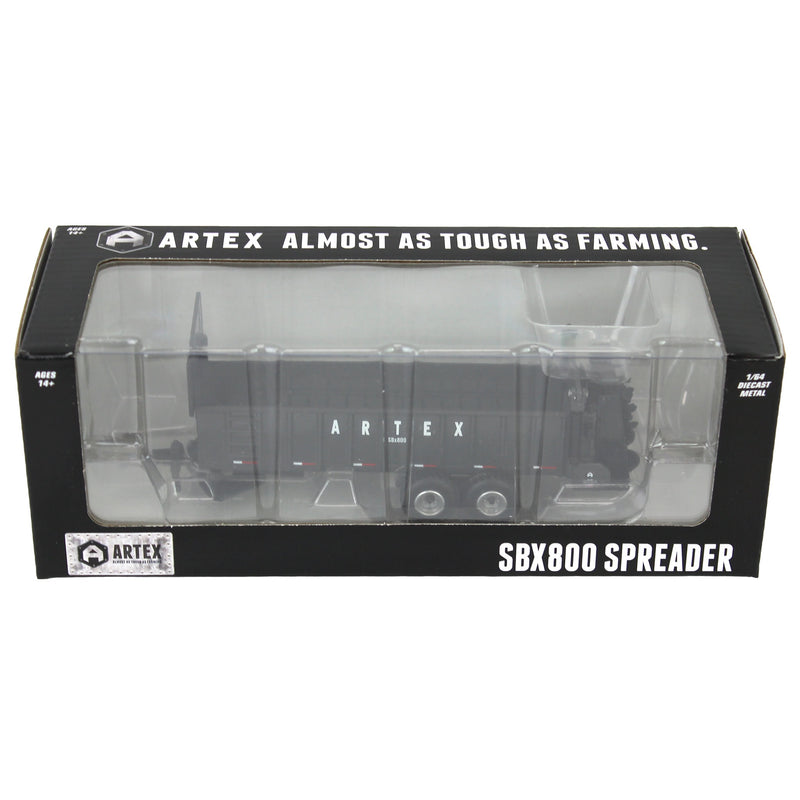1/64 Gray Artex SBX800 Spreader with Tandem Axle by SpecCast