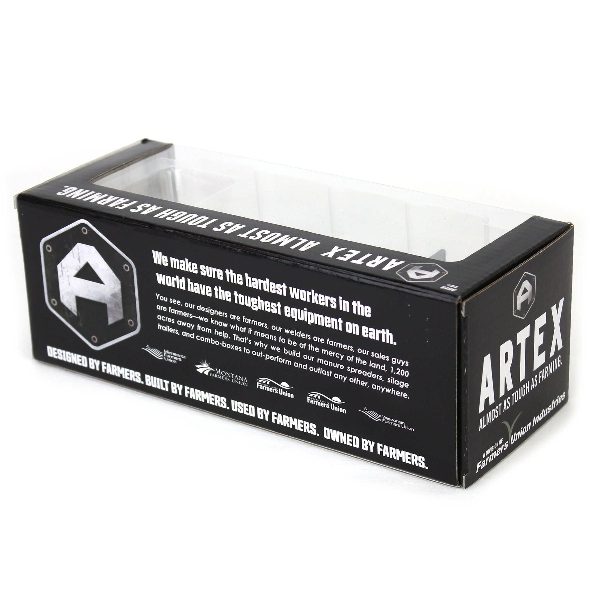 1/64 Gray Artex SBX800 Spreader with Tandem Axle by SpecCast