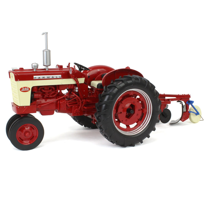 1/16 Farmall 340 Gas Narrow Front with 2 Bottom Plow