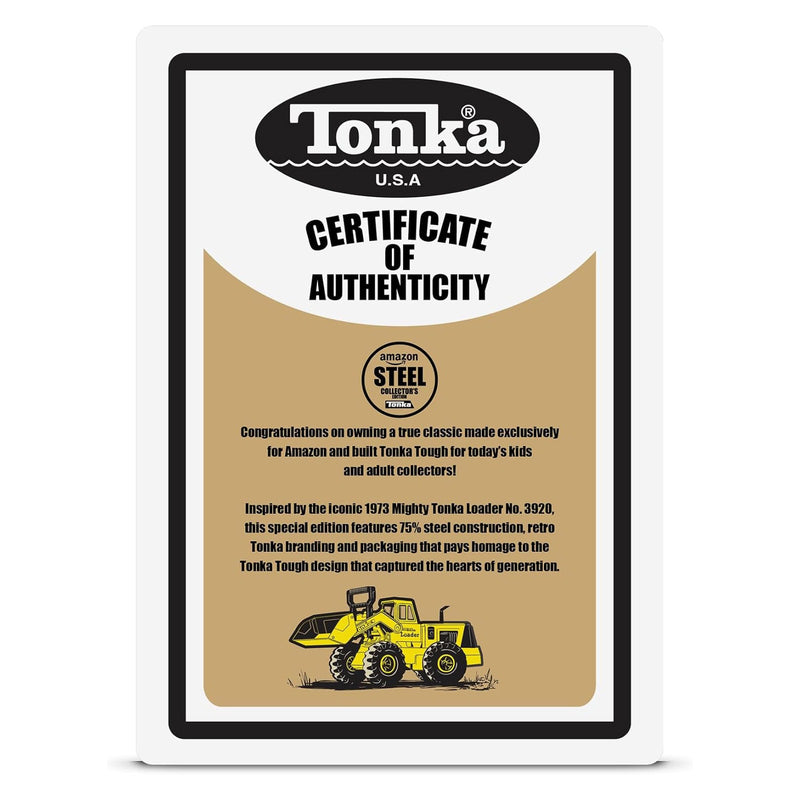 Tonka Front Wheel Loader, Retro Collector's Edition