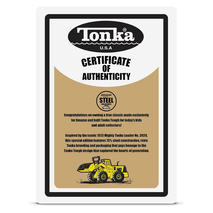 Tonka Front Loader, Retro Collector's Edition