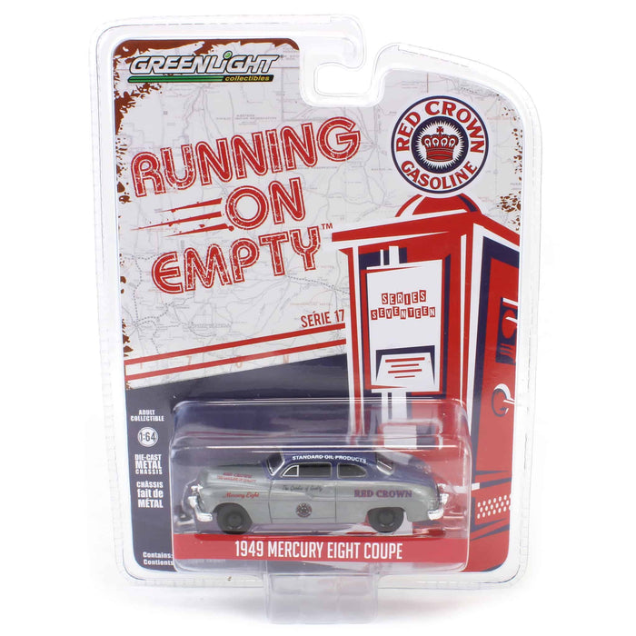 Raw Chase Unit ~ 1/64 1949 Mercury Eight Coupe, Red Crown, Running on Empty Series 17