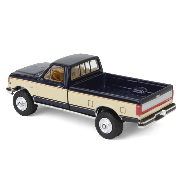 1/64 1991 Ford F-150 XLT Lariat with Camper Shell & Spare Tires, Hobby Shop Series 16