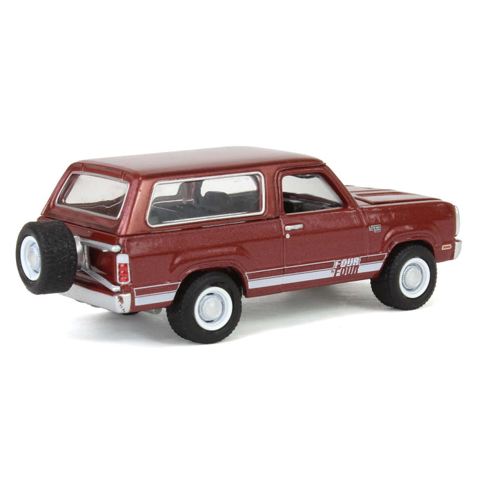 1/64 1978 Plymouth Trail Duster with Backpacker Figure, Canyon Red Sunfire, Hobby Shop Series 16