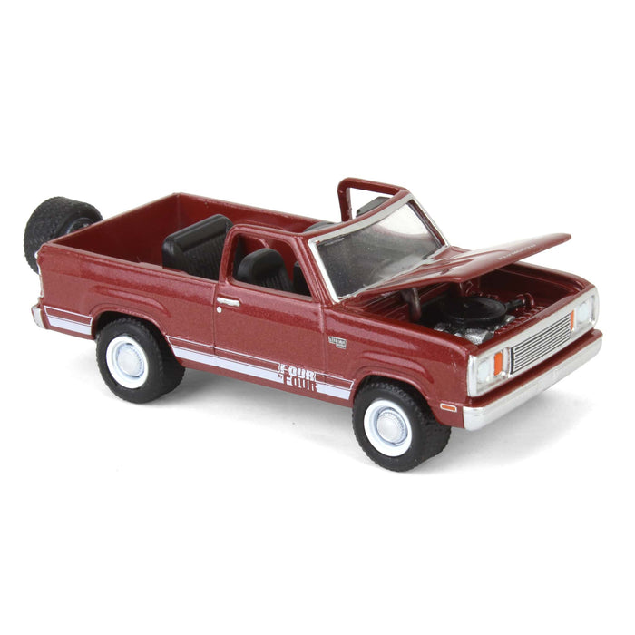 1/64 1978 Plymouth Trail Duster with Backpacker Figure, Canyon Red Sunfire, Hobby Shop Series 16