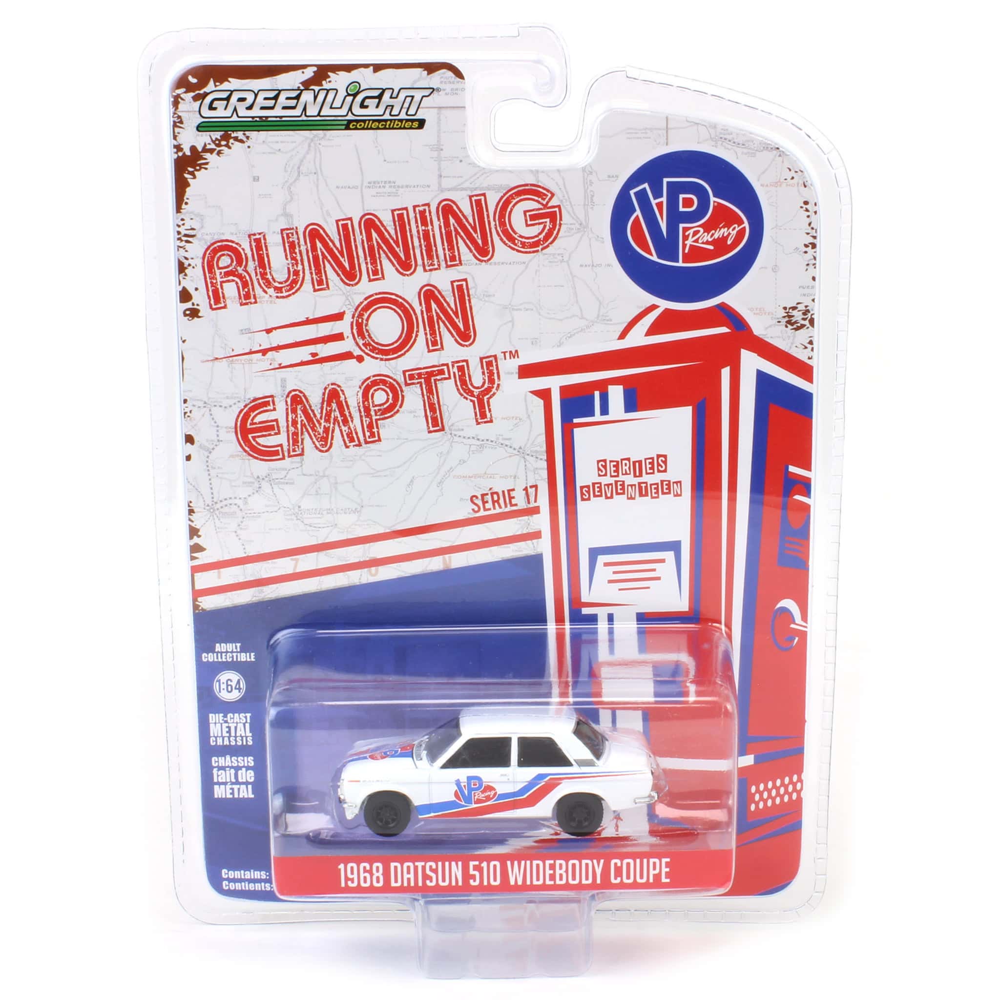 1/64 1968 Datsun 510 Widebody Coupe, VP Racing Fuels, Running on
