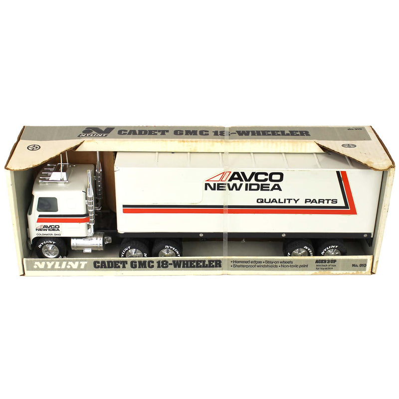 Cadet GMC 18-Wheeler AVCO NEW IDEA Semi with Box Trailer by Nylint
