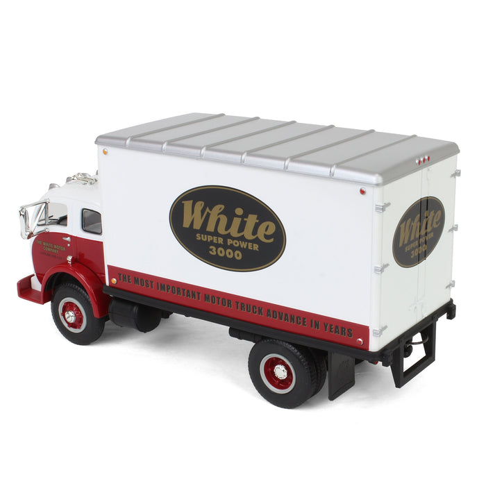 1/34 1953 White 3000 COE Delivery Van, White Super Power Decals, by First Gear