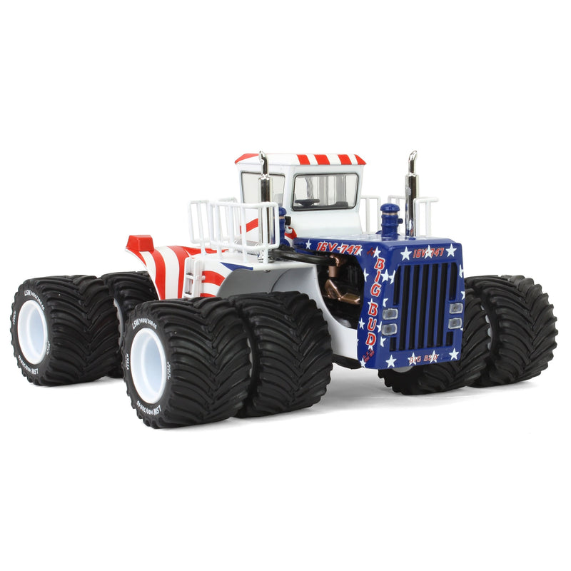 Patriotic Version ~ 1/64 Big Bud 16V-747 Silver Series Detroit 1100 HP Tractor with Titan Goodyear LSW Tires