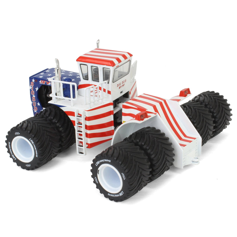 Patriotic Version ~ 1/64 Big Bud 16V-747 Silver Series Detroit 1100 HP Tractor with Titan Goodyear LSW Tires