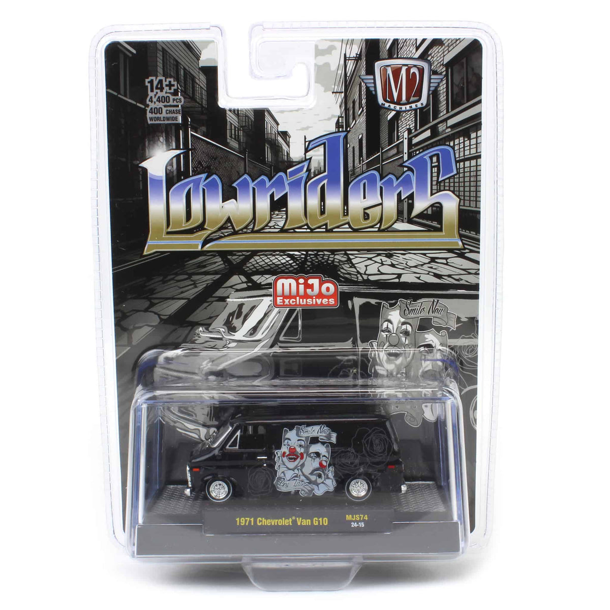 1/64 1971 Chevrolet Van Lowriders Limited Edition, Black, M2
