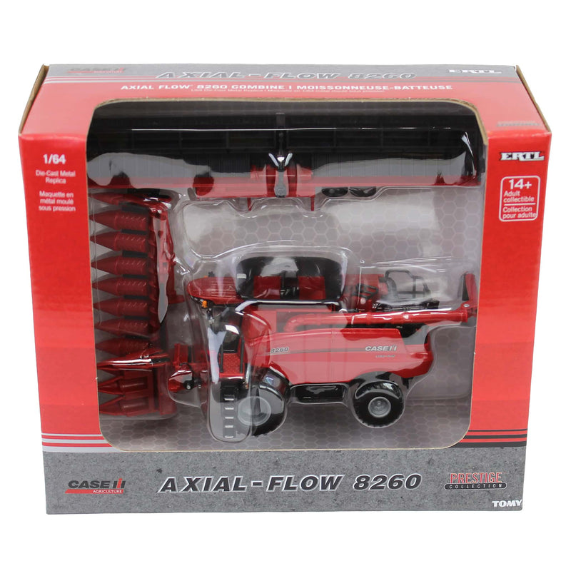 1/64 Case IH Axial-Flow 8260 Combine with Duals, ERTL Prestige Collection