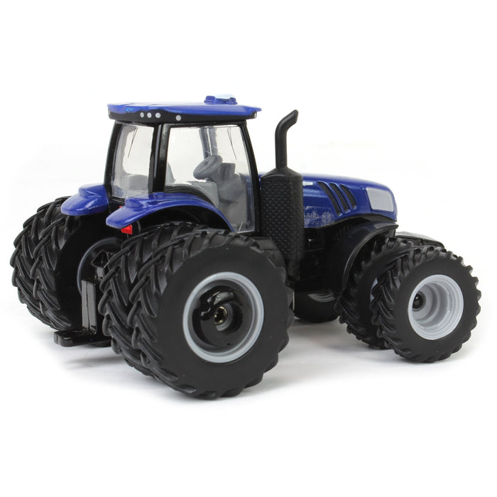 (B&D) 1/64 New Holland GENESIS T8.415 Tractor with Row Crop Duals, ERTL Prestige - Damaged Box