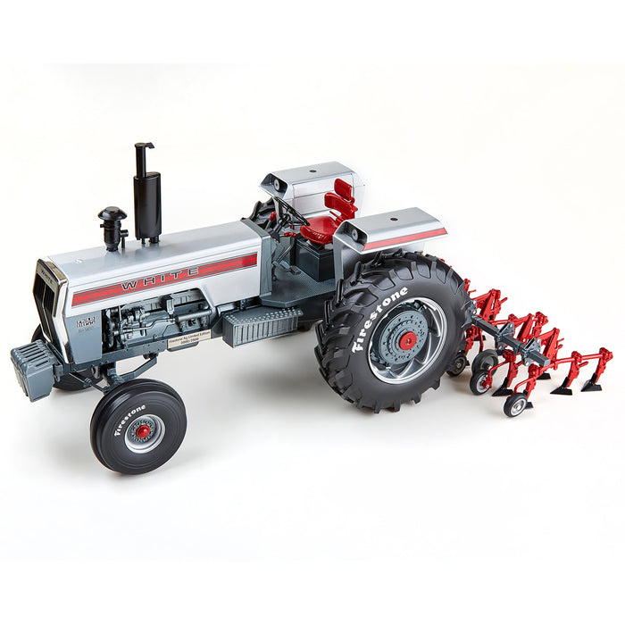 1/16 White 2-150 Diesel with 4-Row Rear Cultivator, 2025 Firestone Series