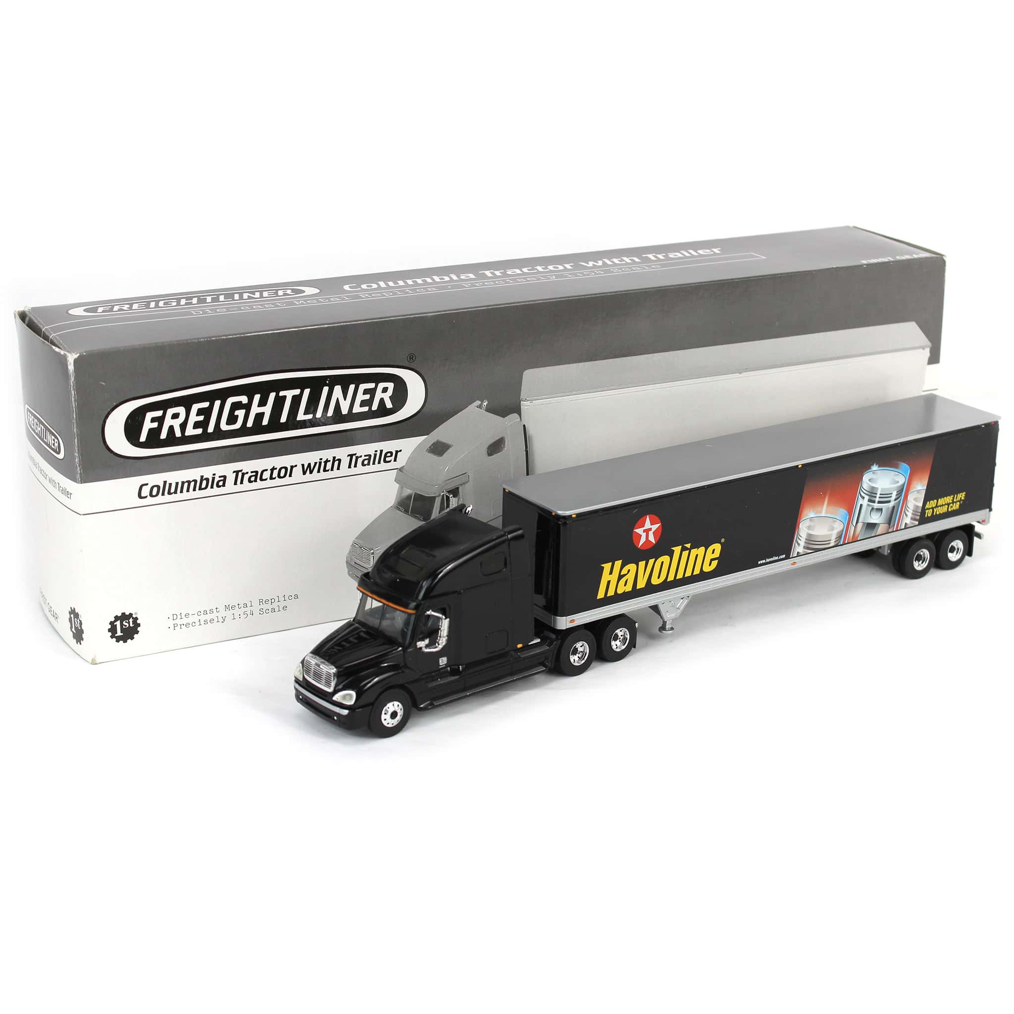 1/54 Freightliner Columbia Semi Truck with Trailer by First Gear