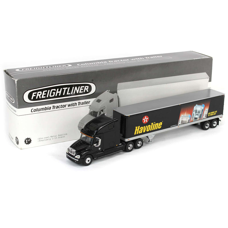1/54 Freightliner Columbia Tractor w/ Trailer by First Gear, Texaco Havoline