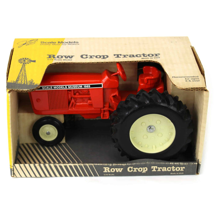 1/16 Orange Diecast Tractor with Plastic Wheels by Scale Models