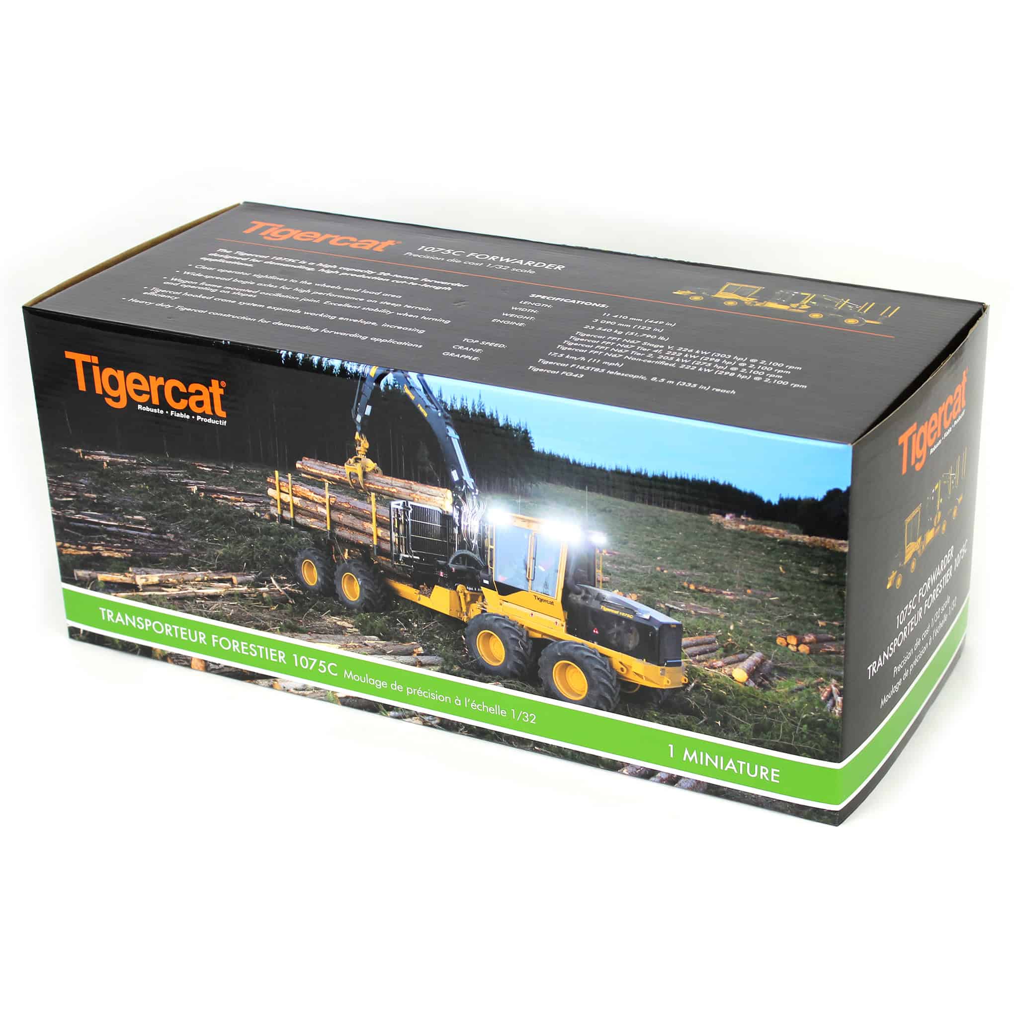 1/32 Tigercat 1075C Forwarder — Outback Toys