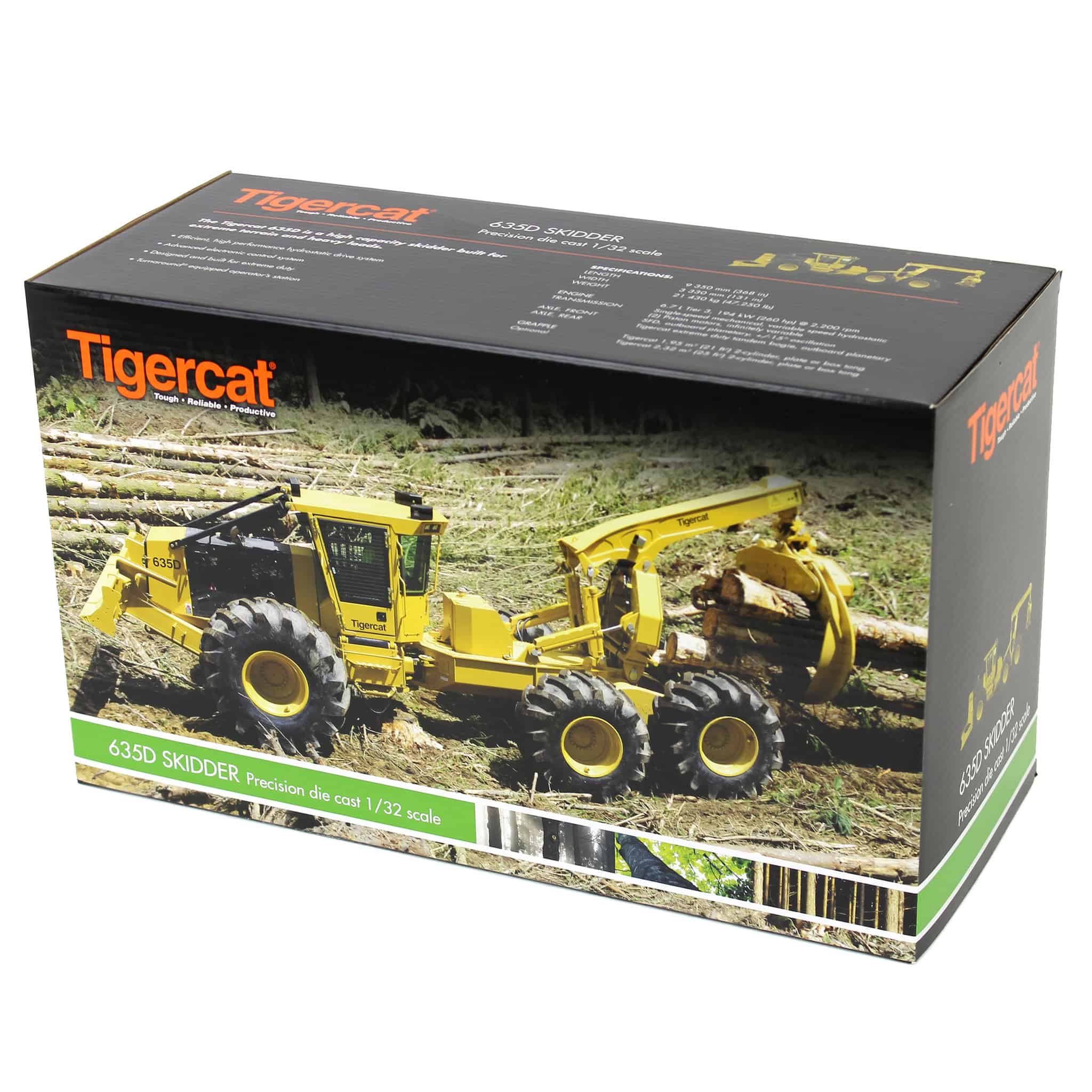 1/32 Tigercat 635D Skidder — Outback Toys