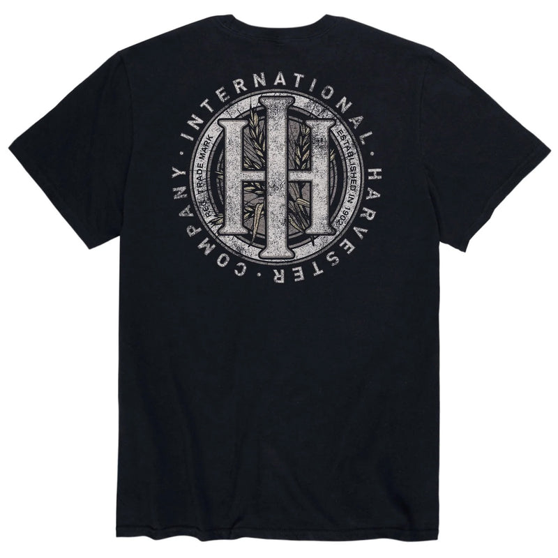 Adult IH Wheat Seal Black Short Sleeve T-Shirt