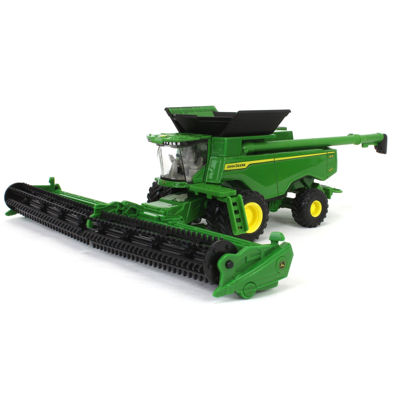 1/64 John Deere Harvesting Set with 8R 370 Tractor, Grain Cart, X9 1100 Combine & Grain Semi by ERTL
