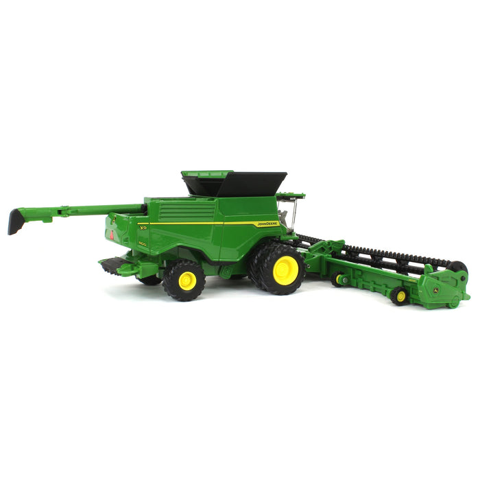 1/64 John Deere Harvesting Set w/ 8R 370 Tractor, Grain Cart, X9 1100 Combine & Grain Semi