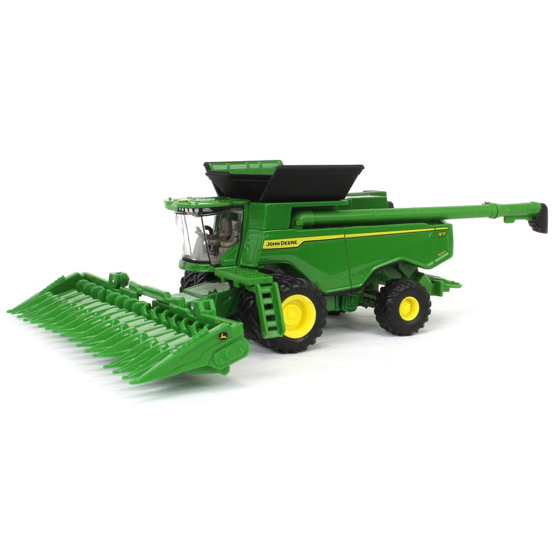 1/64 John Deere Harvesting Set with 8R 370 Tractor, Grain Cart, X9 1100 Combine & Grain Semi by ERTL