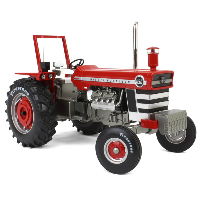 1/16 Massey Ferguson 1150 with Firestone Tires, ROPS & Chrome Stack