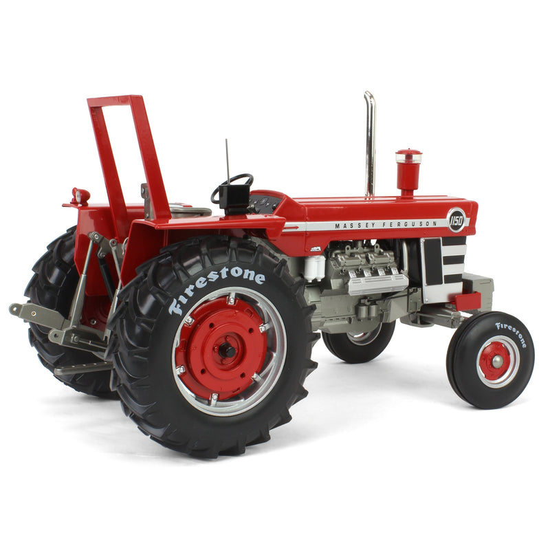 1/16 Massey Ferguson 1150 Tractor with Firestone Tires, ROPS & Chrome Stack by SpecCast, 1st in Outback Toys Exclusive 20th Century Series