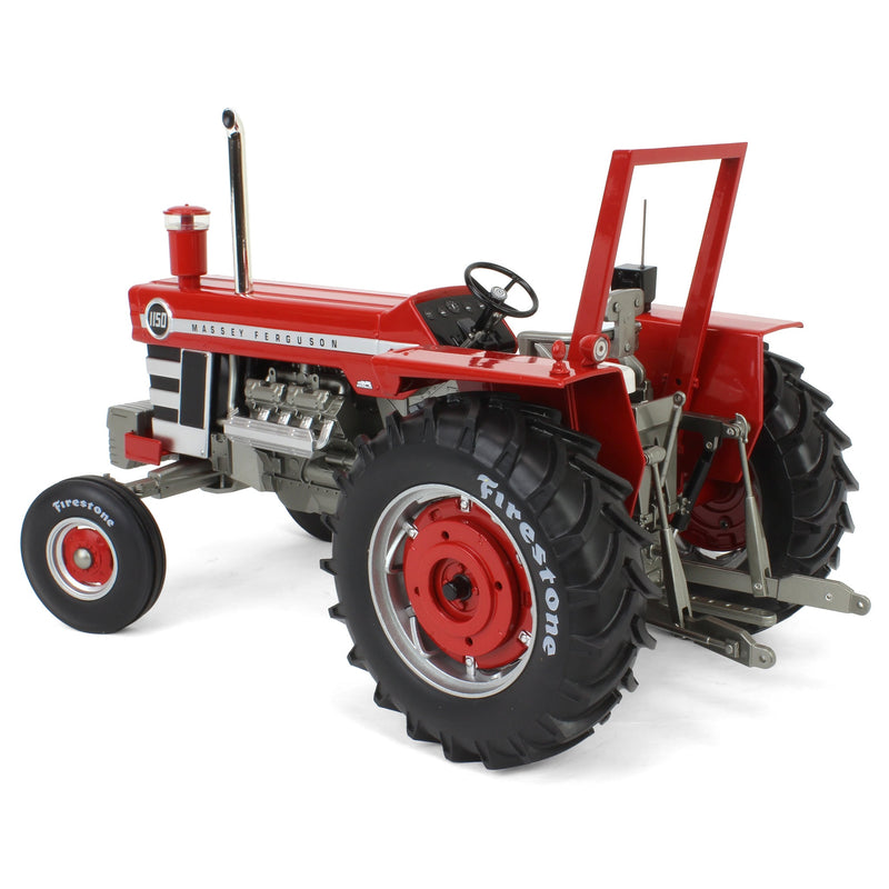 1/16 Massey Ferguson 1150 Tractor with Firestone Tires, ROPS & Chrome Stack by SpecCast, 1st in Outback Toys Exclusive 20th Century Series