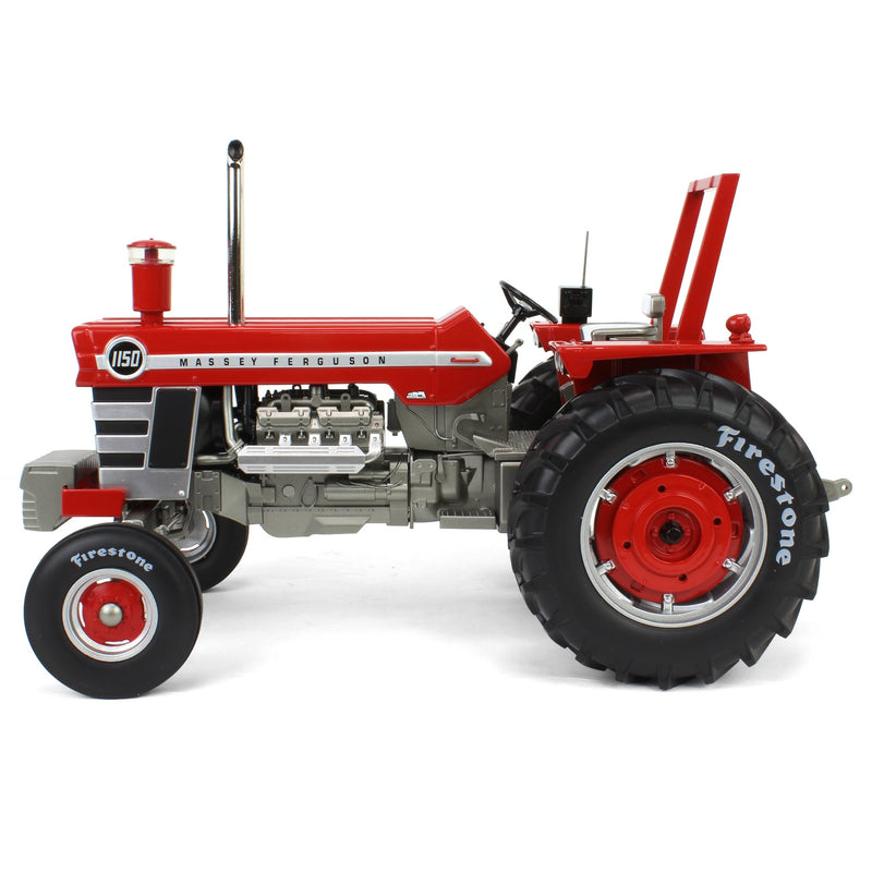 1/16 Massey Ferguson 1150 Tractor with Firestone Tires, ROPS & Chrome Stack by SpecCast, 1st in Outback Toys Exclusive 20th Century Series