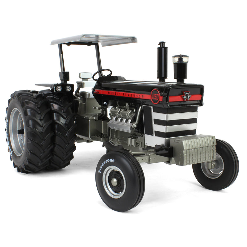 Black Chase Unit ~ 1/16 Massey Ferguson 1150 Tractor with Canopy, Rear Duals & Firestone Tires by SpecCast