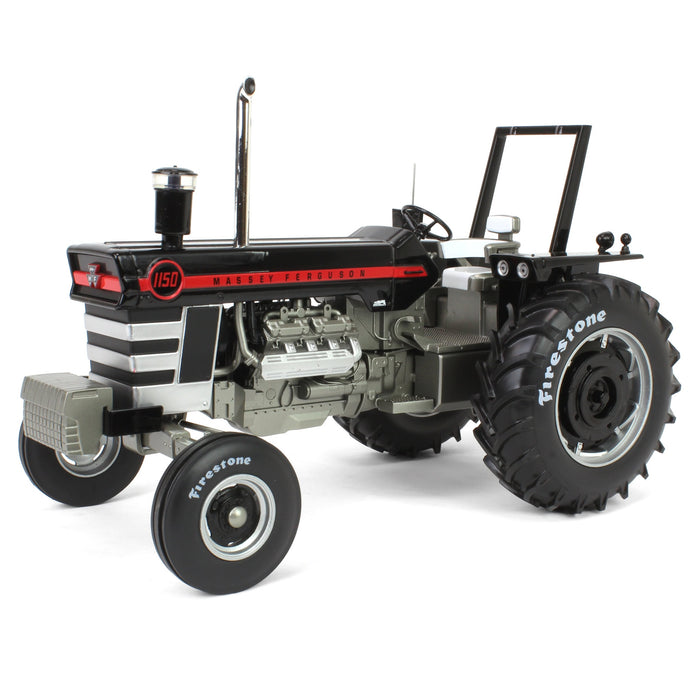 Black Chase Unit ~ 1/16 Massey Ferguson 1150 with ROPS & Firestone Tires