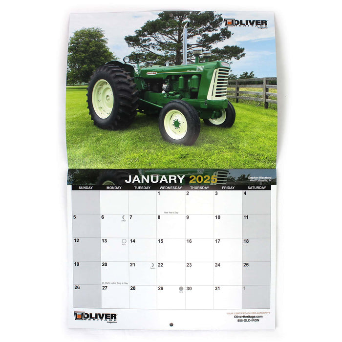 2025 Oliver Heritage 13 Month Wall Calendar